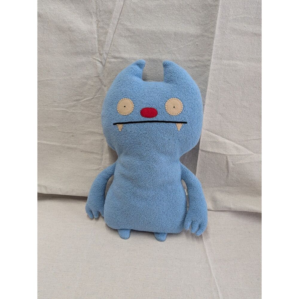 Vintage Blue Monster Plush Gato Deluxe  Uglydoll Pretty Ugly 2007